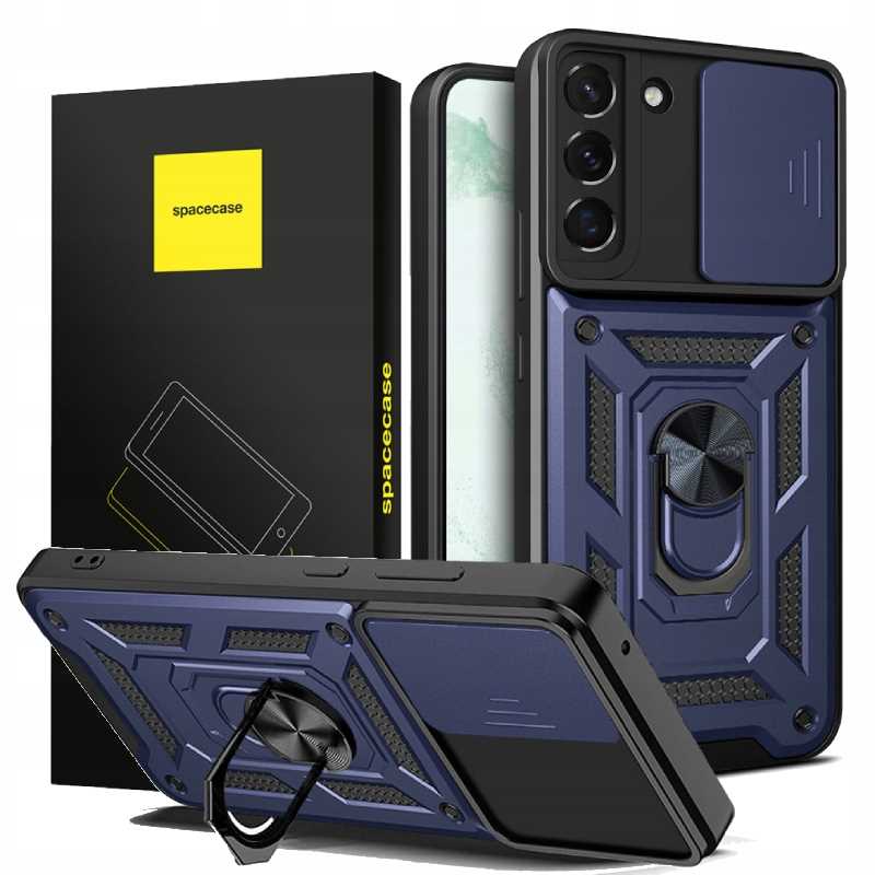 Spacecase Camring Galaxy S22 blue