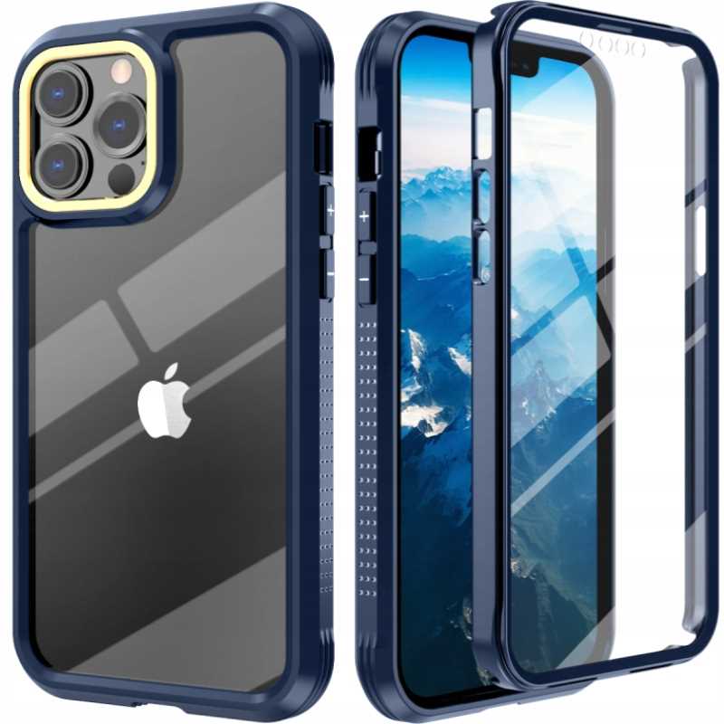 Spacecase Guardian 360 iPhone 13 Pro niebieski