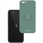 Spacecase Silicone Ring iPhone 7/8/SE dark green