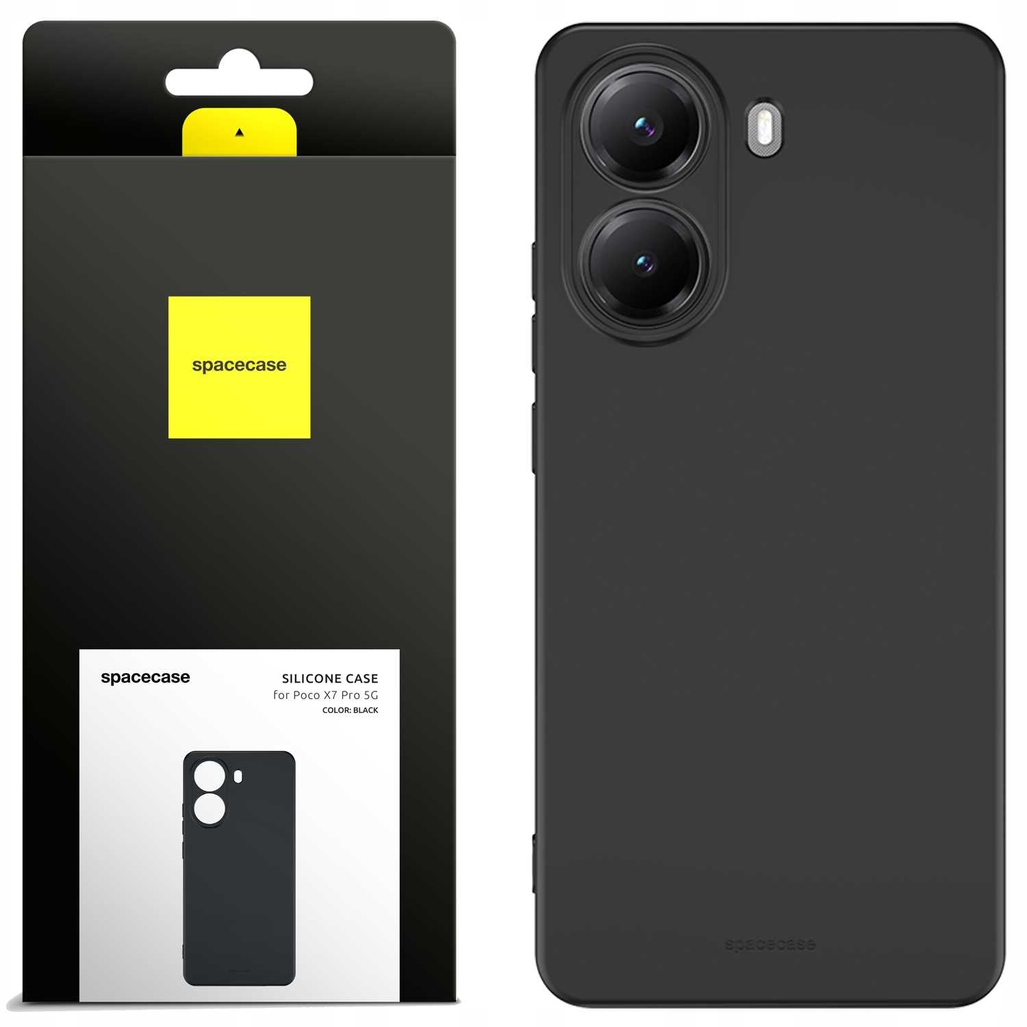 Spacecase Silicone Case 3.0 Poco X7 Pro 5G black