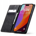 Spacecase Wallet iPhone 15 Pro max black