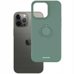 Spacecase Silicone Ring iPhone 13 Pro dark green