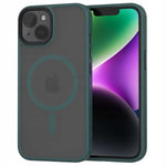 Spacecase Hybrid Mag iPhone 14 dark green