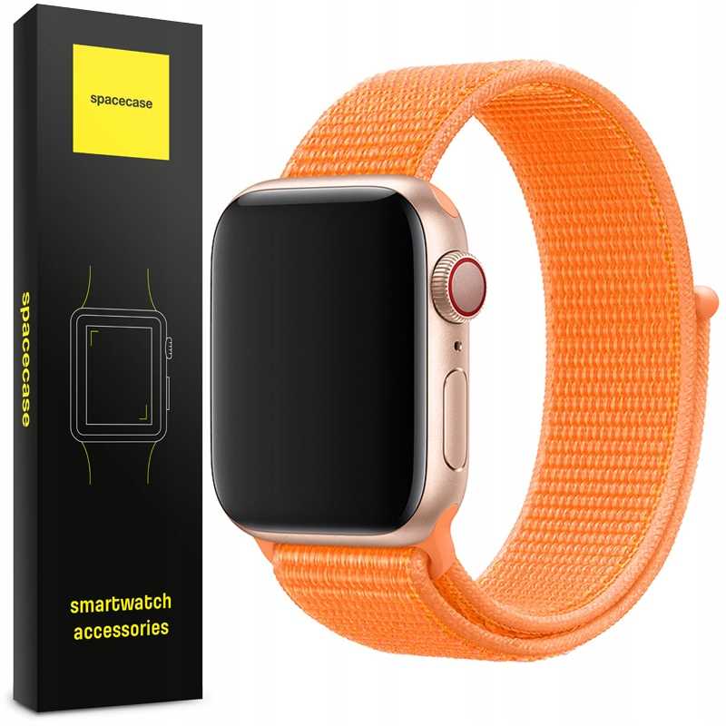 Spacecase Nylon Strap AW 42/44/45 orange