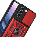 Spacecase Camring Galaxy S21 FE red