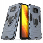 Spacecase X-Ring Poco X3 NFC/Pro niebieski