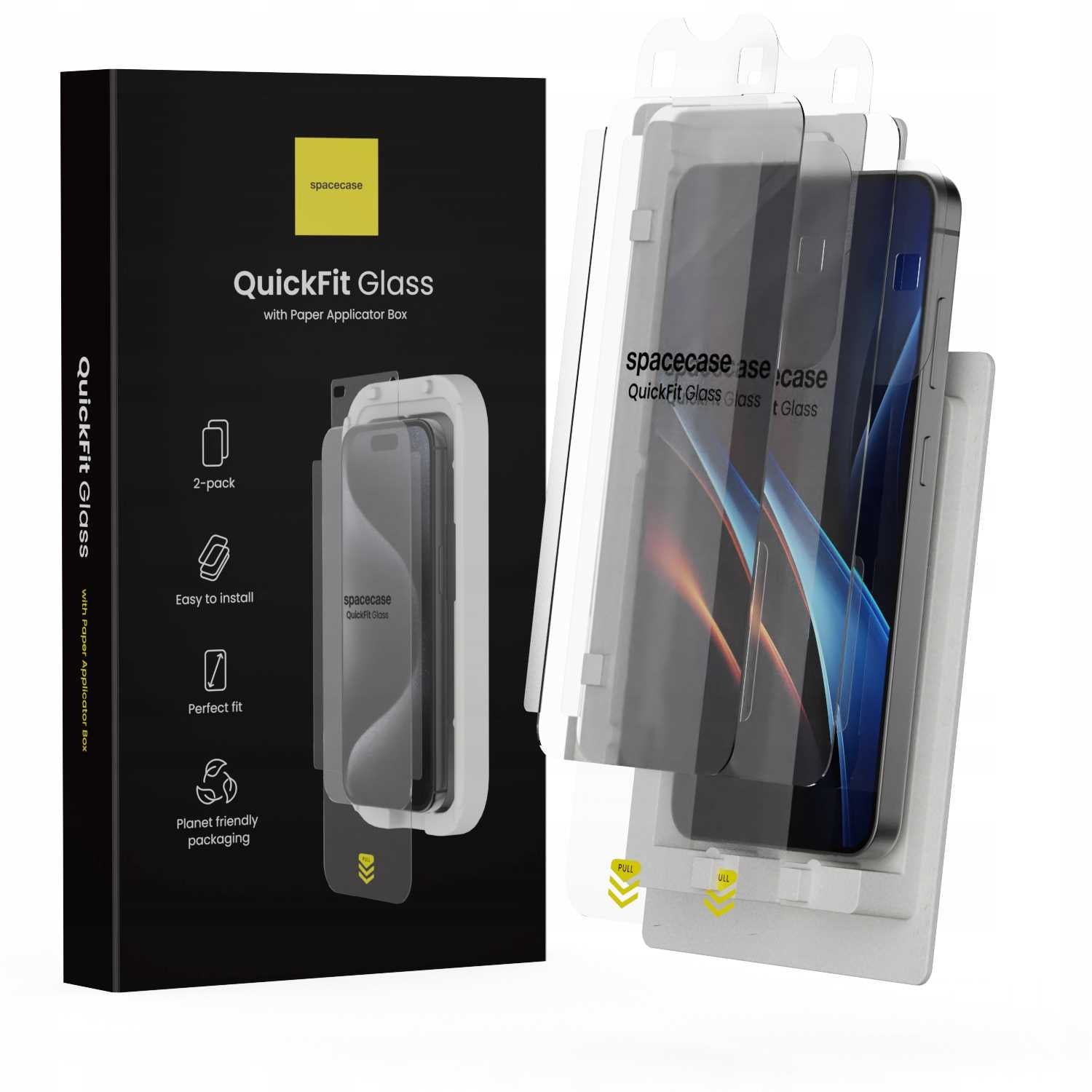 Spacecase QuickFit Glass Galaxy S24/S25
