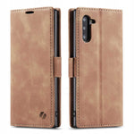 Spacecase Wallet Galaxy Note 10 light brown