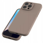 Spacecase Silicone Mag iPhone 15 Pro Max brown