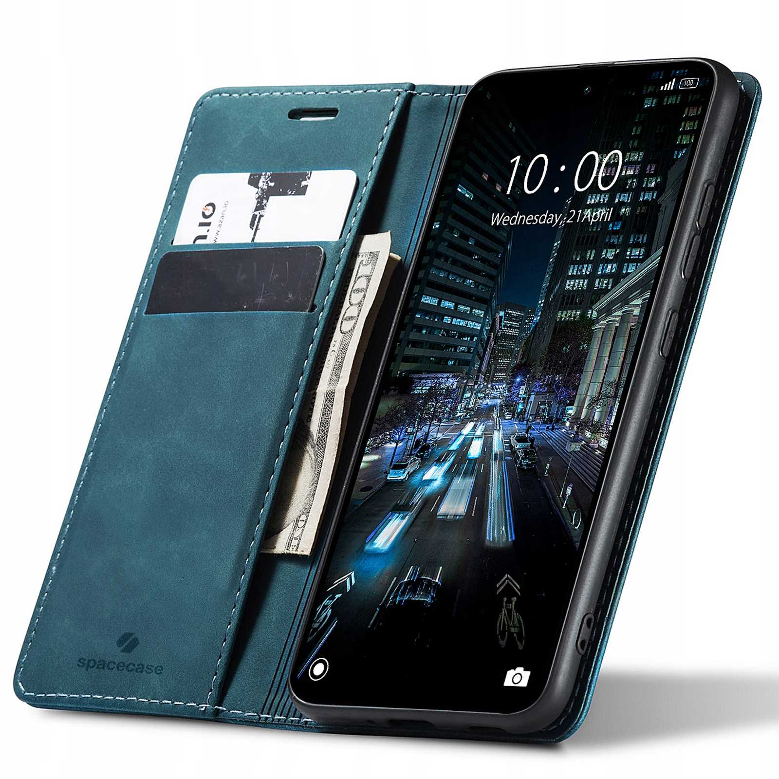 Spacecase Wallet Redmi 12C blue
