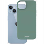 Spacecase Silicone Case iPhone 14 Plus dark green
