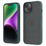 Spacecase Hybrid Mag iPhone 14 dark green
