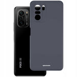 Spacecase Silicone Case Poco F3 / Mi 11i black