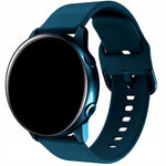 Spacecase Silicone Band 22mm ocean blue