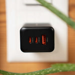 Spacecase USB Charger 65W GaN SC008B black