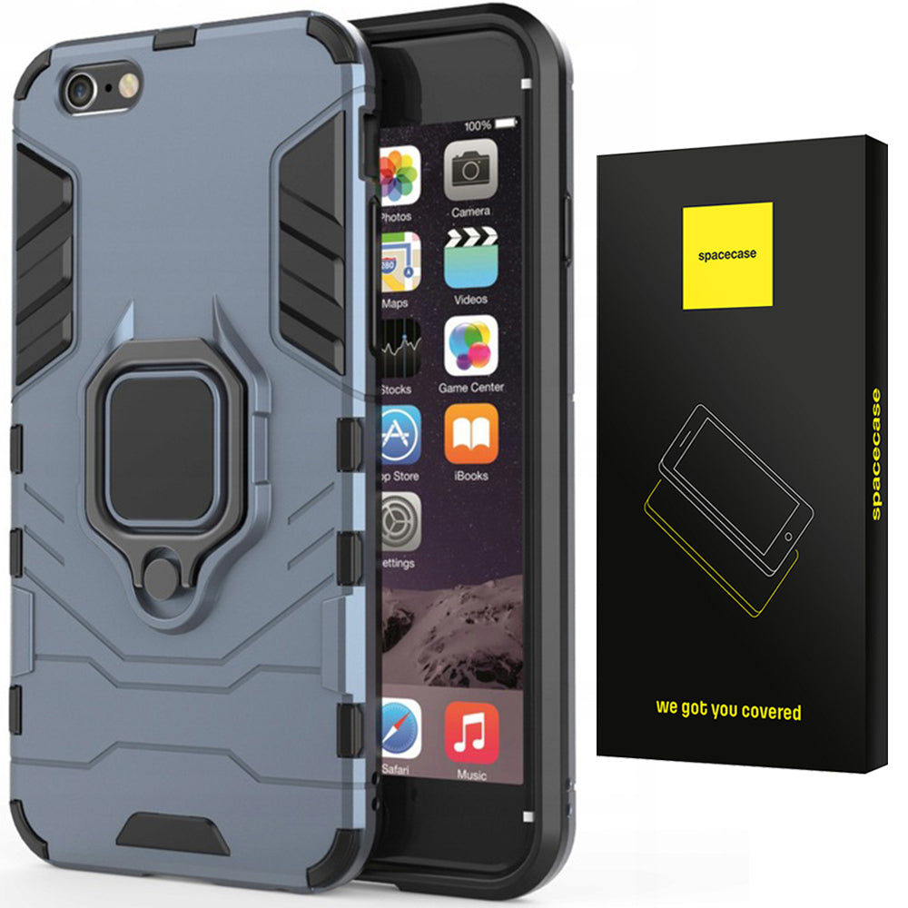 Spacecase X-Ring iPhone 6/6s Plus niebieski