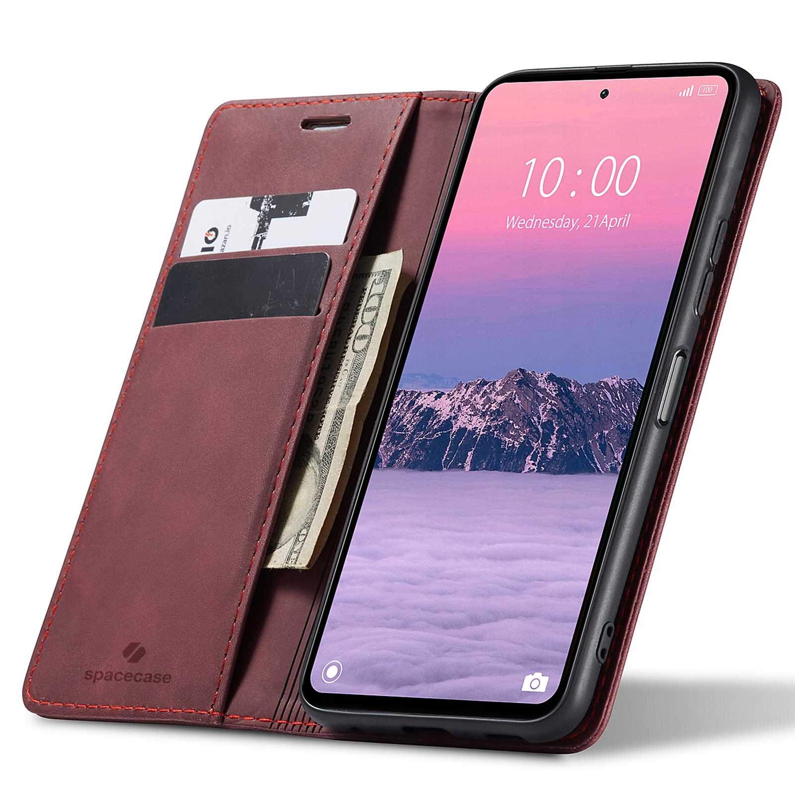 Spacecase Wallet Redmi Note 12 4G red