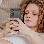 Spacecase Carbon Galaxy A55 5G black