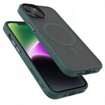 Spacecase Hybrid Mag iPhone 14 dark green