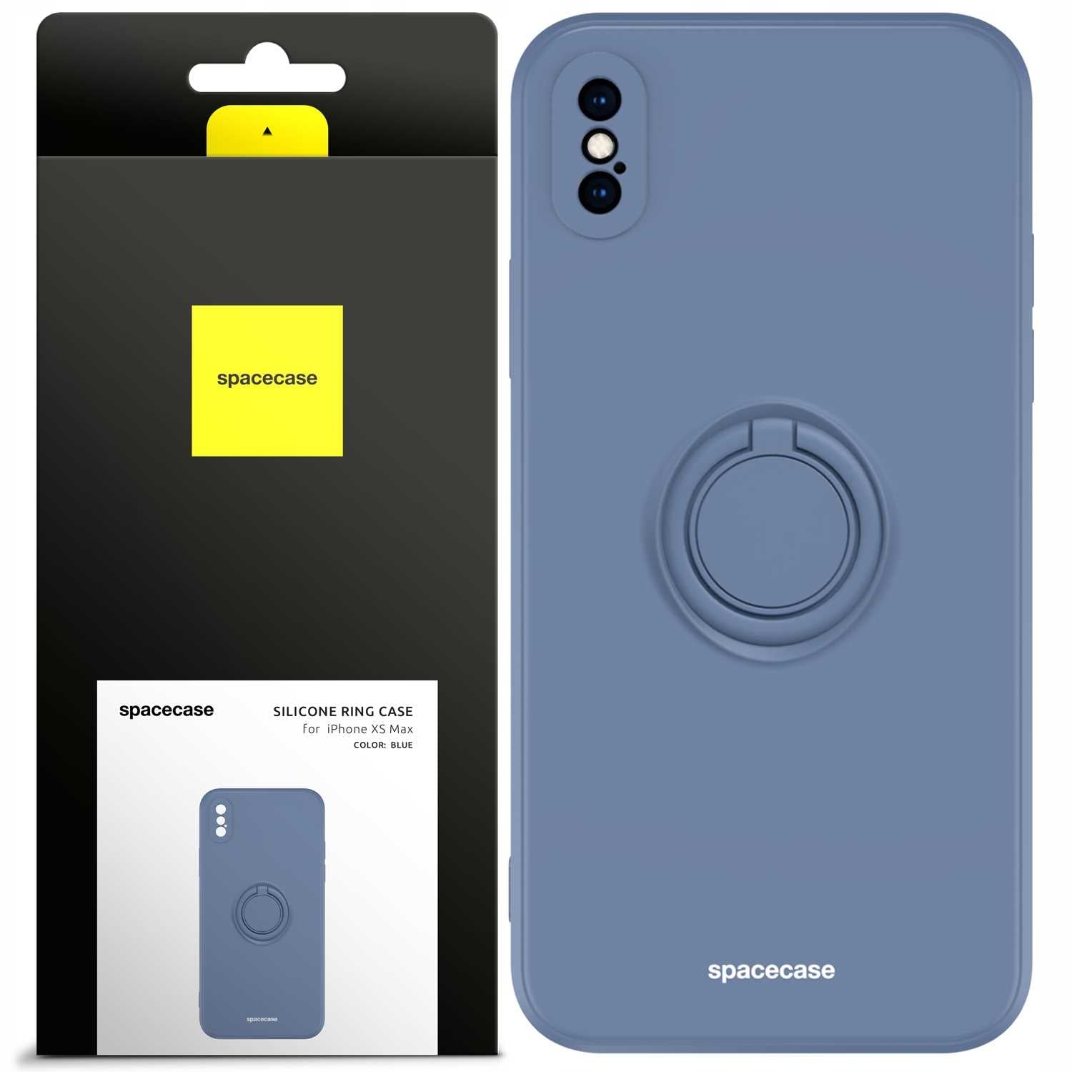Spacecase Silicone Ring iPhone XS Max blue