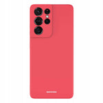 Spacecase Silicone Case Galaxy S21 Ultra red