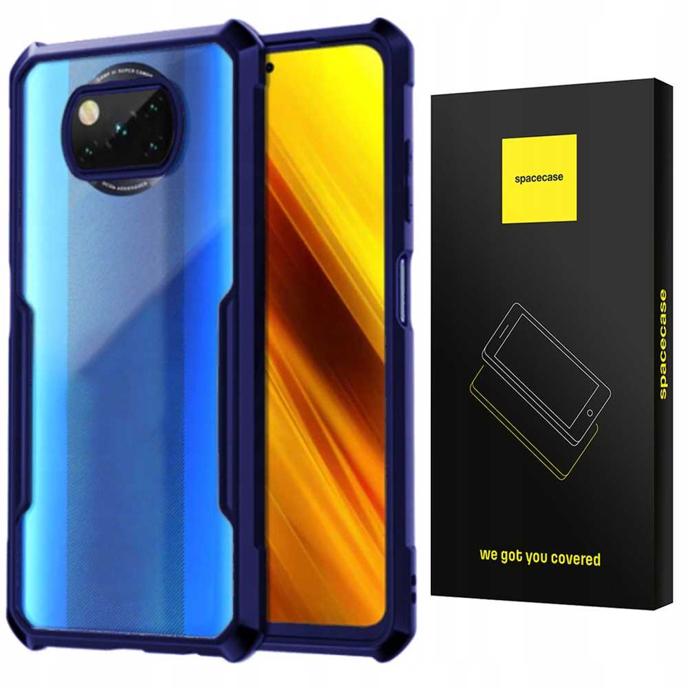 Spacecase Beetle Poco X3 NFC/Pro niebieski