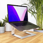 Spacecase Laptop aluminium stand silver