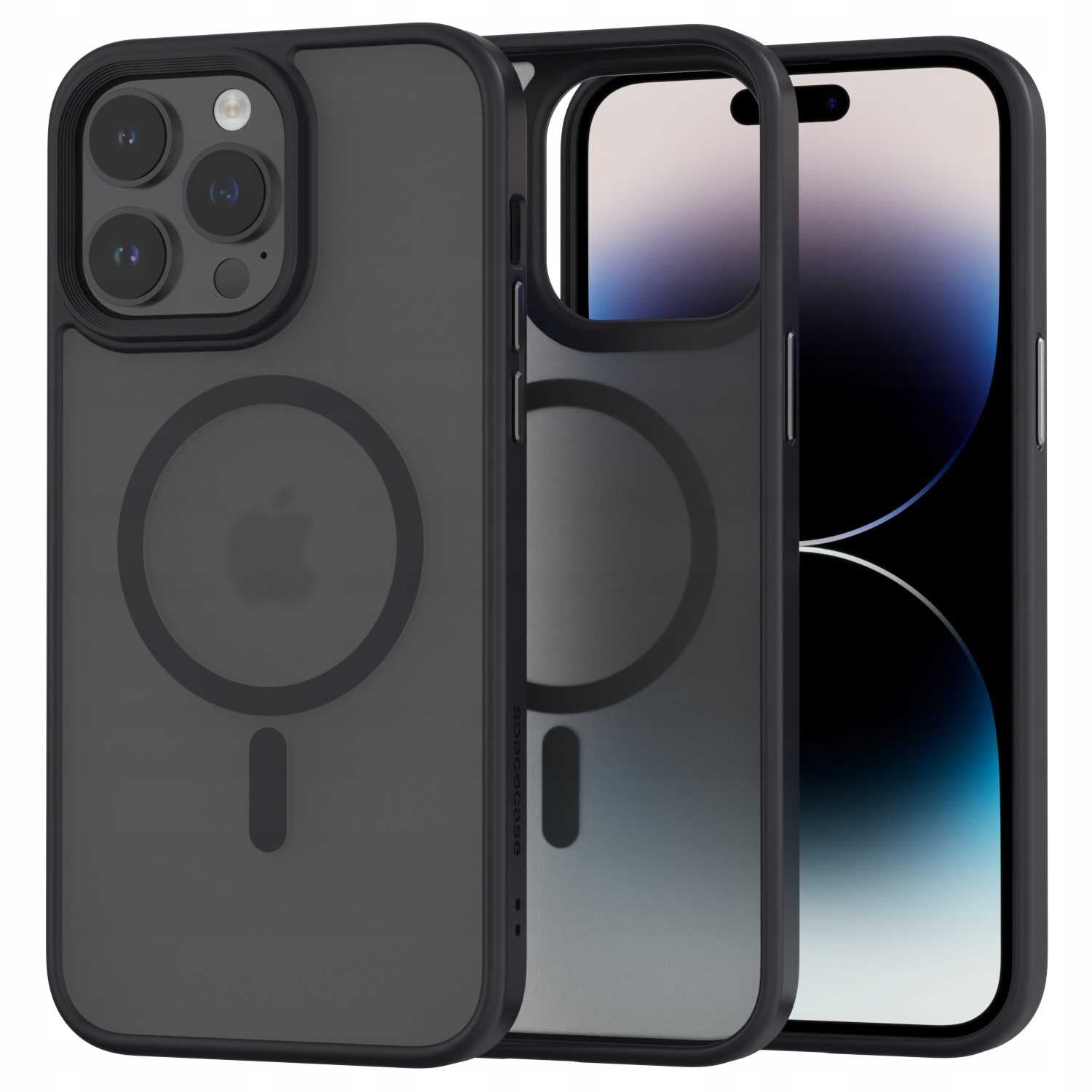 Spacecase Hybrid Mag iPhone 14 Pro Max black