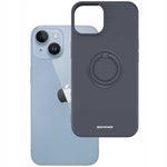 Spacecase Silicone Ring iPhone 14 black