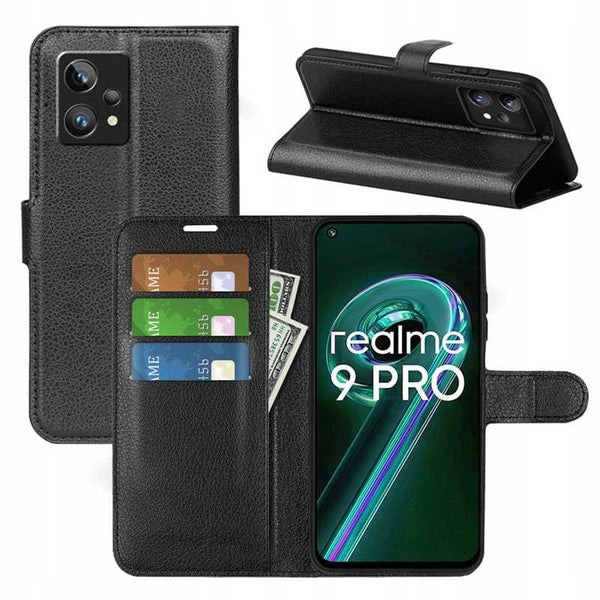 LITCHI Realme 9 5G/9 Pro czarny