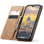 Spacecase Wallet iPhone 14 Pro Max light brown