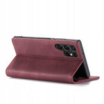 Spacecase Wallet Galaxy S23 Ultra wiśniowy