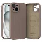 Spacecase Silicone Mag iPhone 16 Pro brown