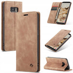 Spacecase Wallet Galaxy S8 light brown