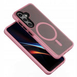 Spacecase Hybrid Fusion Mag Galaxy S25 pink