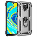 Spacecase Ring NX Redmi Note 9S/9 Pro srebrny