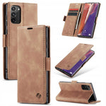 Spacecase Wallet Galaxy Note 20 light brown