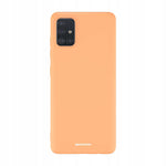Spacecase Silicone Case Galaxy A71 orange