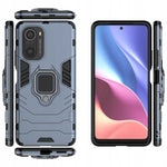 Spacecase X-Ring Poco F3 niebieski