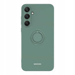 Spacecase Silicone Ring Galaxy A55 5G dark green