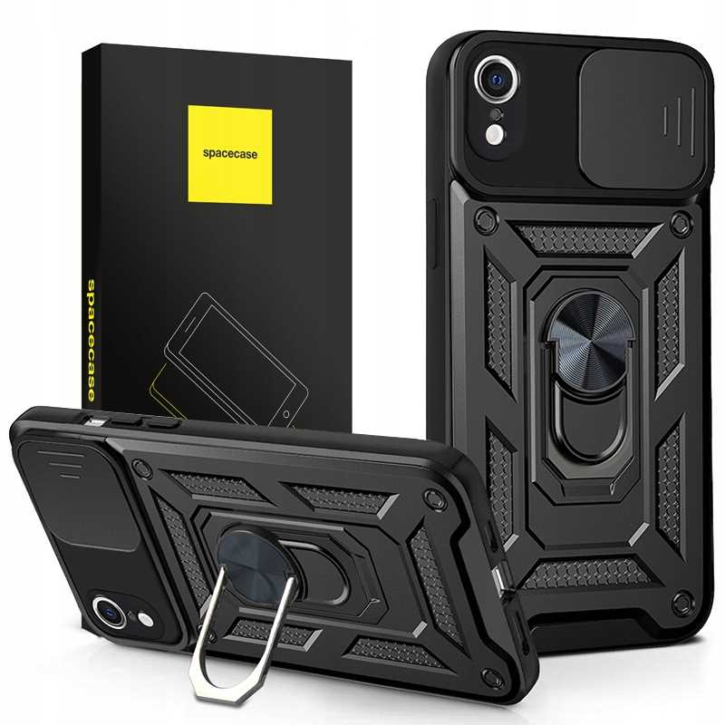 Spacecase Camring iPhone Xr black
