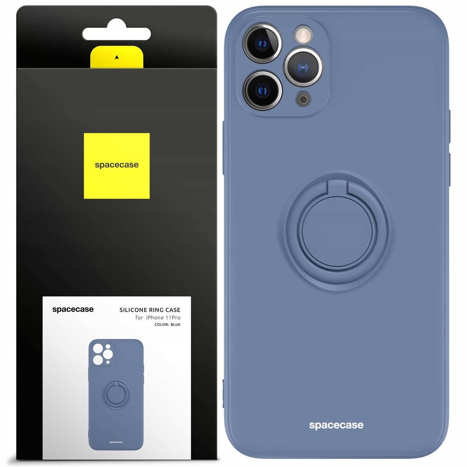 Spacecase Silicone Ring iPhone 11 Pro blue