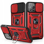 Spacecase Camring iPhone 13 Pro czerwony