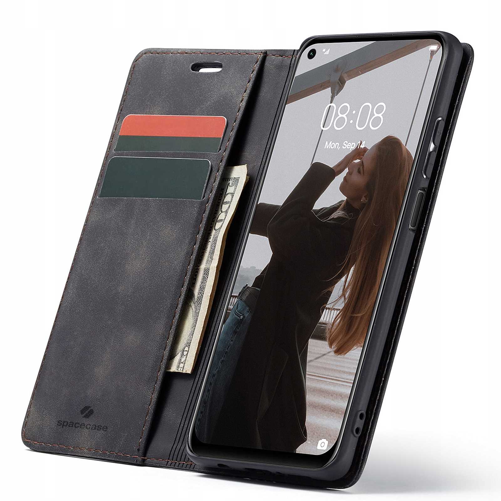 Spacecase Wallet Huawei P40 Lite black