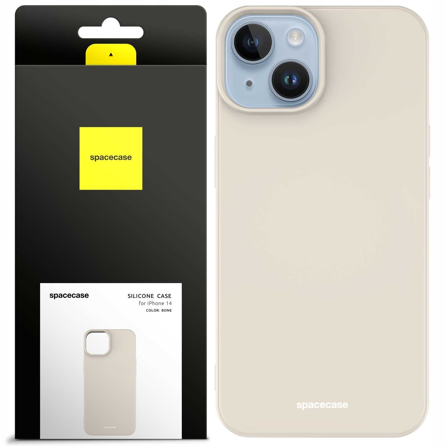 Spacecase Silicone Case iPhone 14 bone