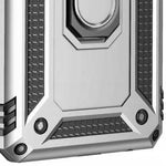 Spacecase Ring NX Motorola Moto G9 Power srebrny