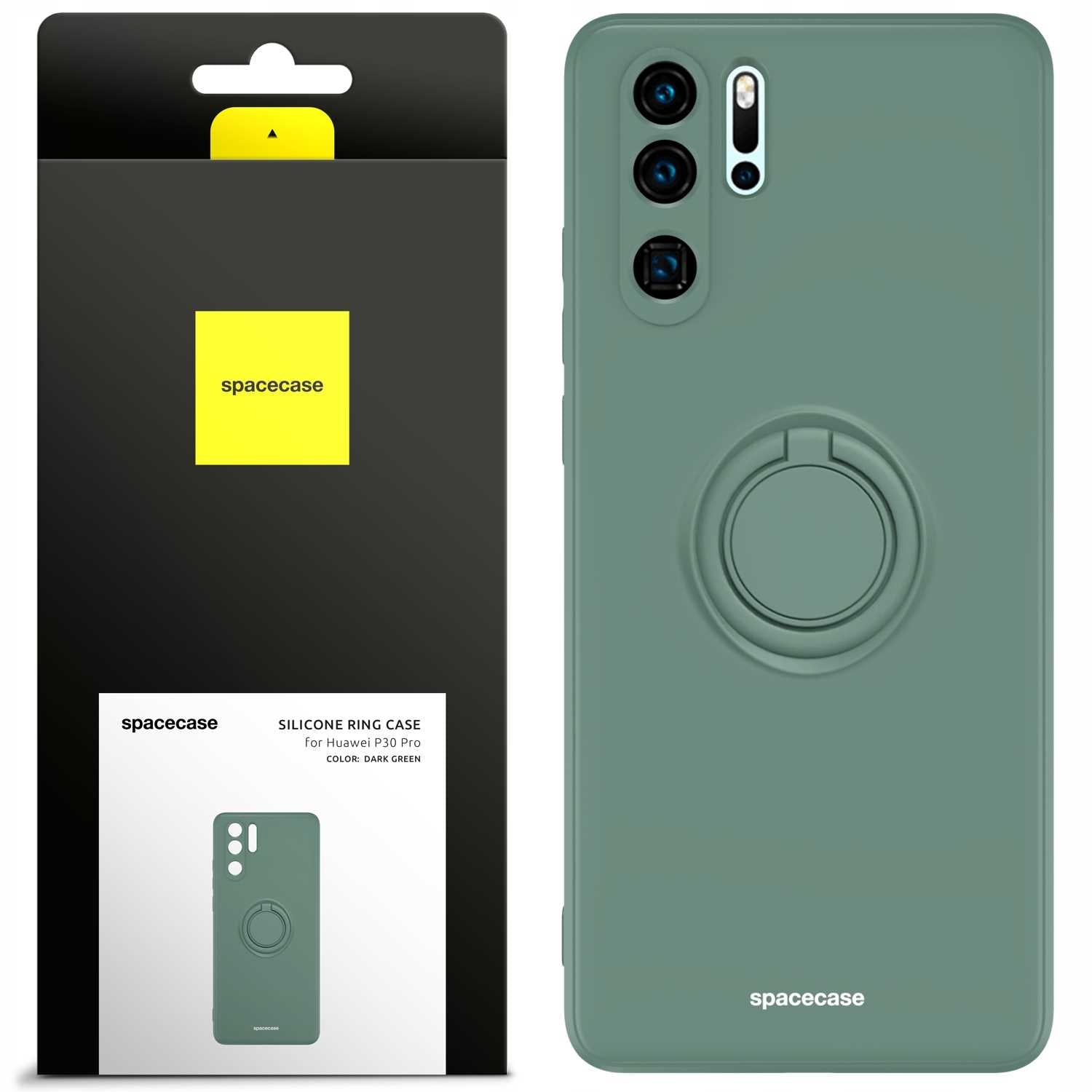 Spacecase Silicone Ring Huawei P30 Pro dark green