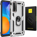 Spacecase Ring NX Huawei P Smart 2021 srebrny