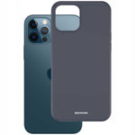 Spacecase Silicone Case iPhone 12 Pro Max black