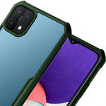 Spacecase Beetle Galaxy A22 5G zielony